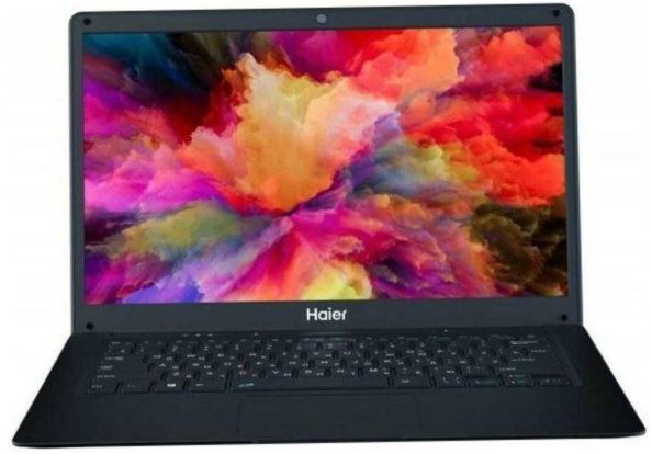 14.1" Haier A1410ED notebook (1366x768, Intel Celeron 1.1GHz, 4GB RAM, 64GB eMMC, DOS), JM02VFE0, FEKETE