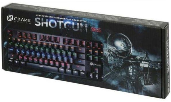 OKLICK 969G SHOTGUN Fekete USB