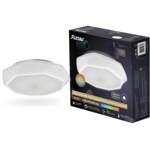 LED fényerőszabályozó csillár "Alice" MIRA RGB 60W Ritter 52338 3 - vezérlés: távirányító, vezérlés okostelefonról