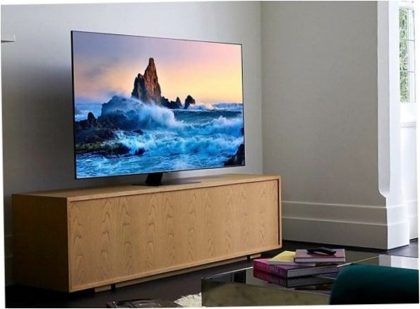 Samsung QE65Q80TAU QLED, HDR (2020), feketére festett ezüst színben