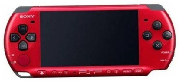 Sony PlayStation Portable Slim és Lite PSP-3000, piros,