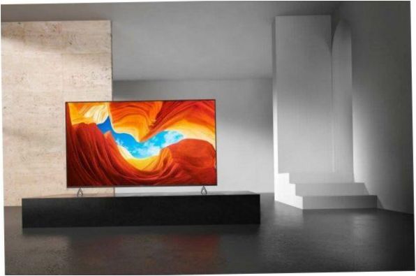 65" Sony KD-65XH9077 LED TV, HDR, Triluminos (2020), ezüst színű