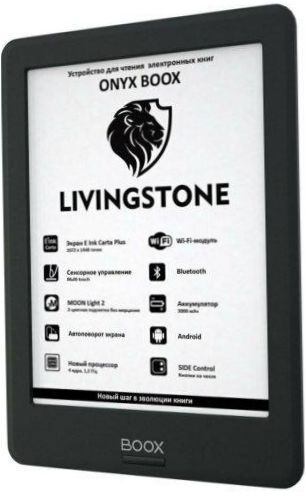 6" ONYX BOOX Livingstone 8GB eBook - kijelző típusa: Carta Plus, érintőképernyő