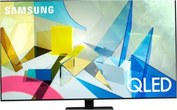 Samsung QE65Q80TAU QLED, HDR (2020), feketére festett ezüst színben