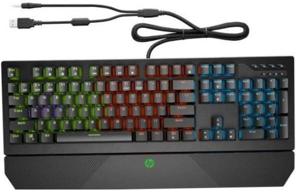 HP Gaming Keyboard 800 5JS06AA fekete USB
