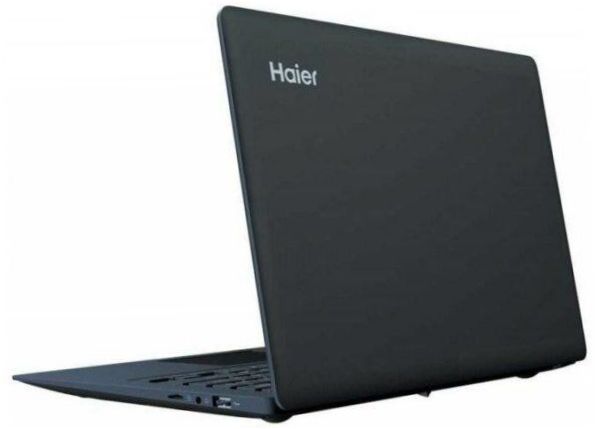 14.1" Haier A1410ED notebook (1366x768, Intel Celeron 1.1GHz, 4GB RAM, 64GB eMMC, DOS), JM02VFE0, FEKETE