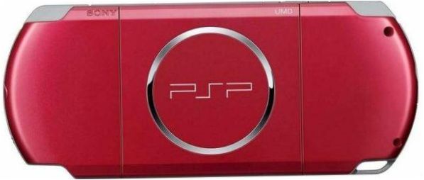 Sony PlayStation Portable Slim és Lite PSP-3000, piros,