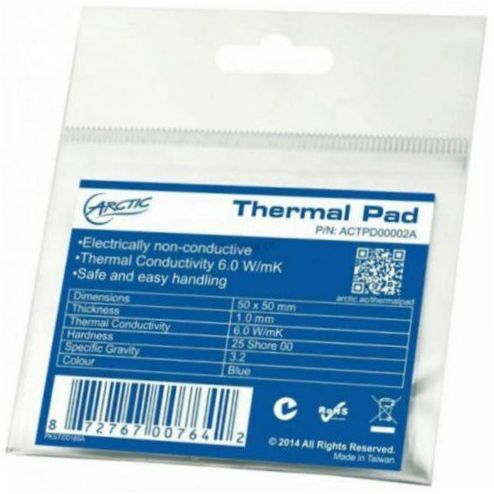 Arctic Thermal Pad APT2560 50mm 50mm 1.5mm 1db