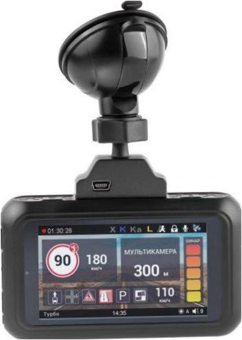 Roadgid Premier SuperHD, 2 kamera, GPS, GLONASS, matt fekete színű