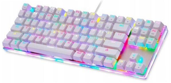 Motospeed K87S RGB Outemu piros fehér