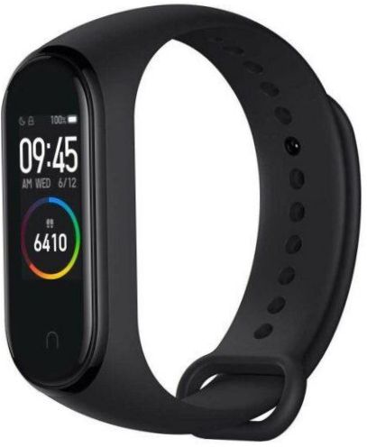 Intelligens karkötő Xiaomi Mi Smart Band 4 NFC - monitoring: oxigénszint mérése a vérben, EKG, tonométer, folyamatos pulzusmérés, alvásfigyelés, fizikai aktivitás figyelése, gyorsulásmérő, kalóriafigyelés