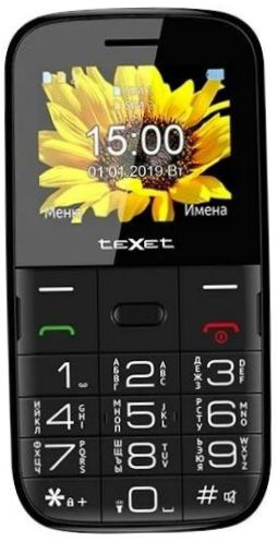 teXet TM-B227, fekete