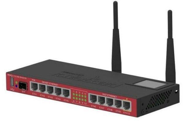 MikroTik RB2011UiAS-2HnD-IN, fekete színben