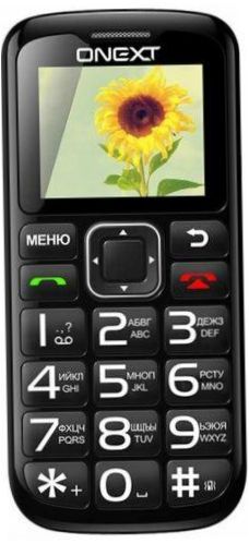 ONEXT Care-Phone 5, fekete