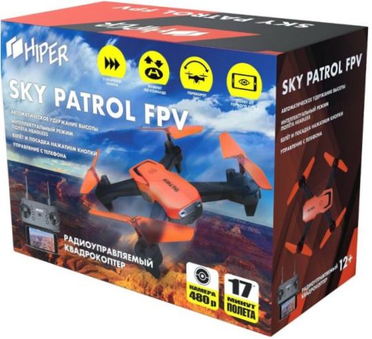 HIPER Sky Patrol FPV, fekete/narancssárga