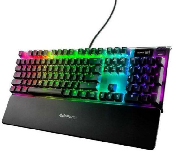 SteelSeries Apex 7 SteelSeries QX2 piros fekete