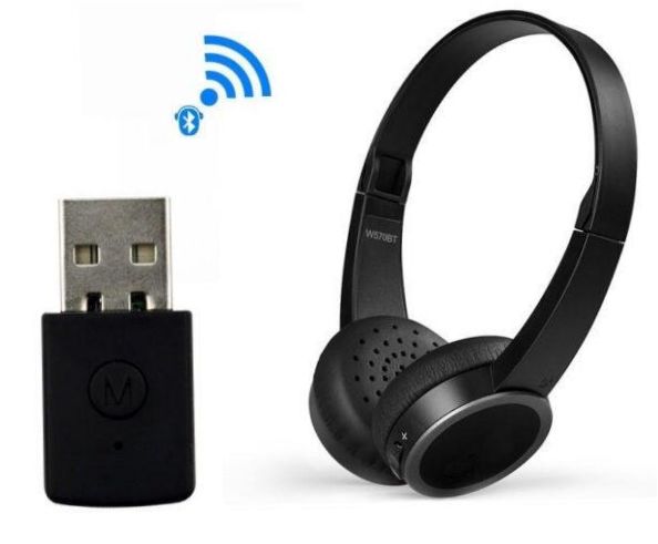 Bluetooth fejhallgató adapterrel