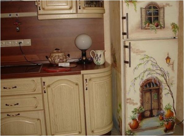 Konyhai decoupage