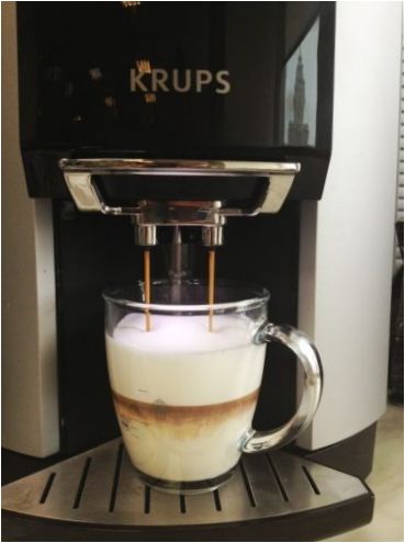 Cappuccino a kávéfőzőben