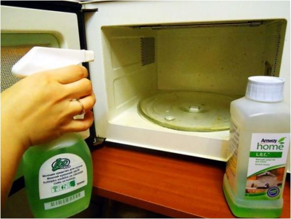 Mikrohullámú sütő tisztító spray