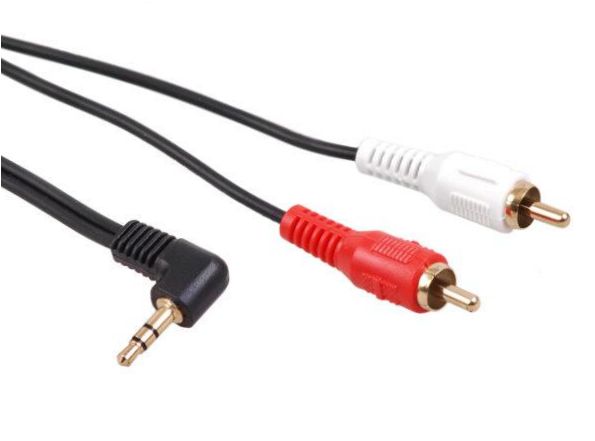 Mini-jack 3,5 kábel 2 RCA-ra